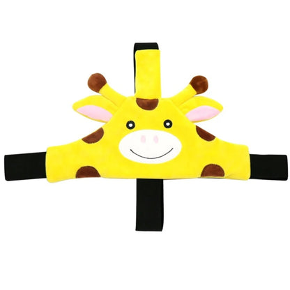 Infant Baby Car Seat Head Support Children Belt Head Fastening Belt Adjustable Sleep Positioner Cartoons Baby Safety Pillows