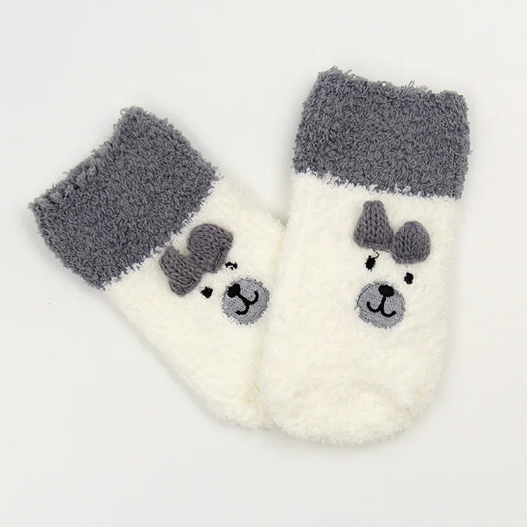 Cozy Cartoon Baby Socks