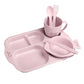 Children’s Feeding Set – Anti-Hot Plates & Utensils Combo