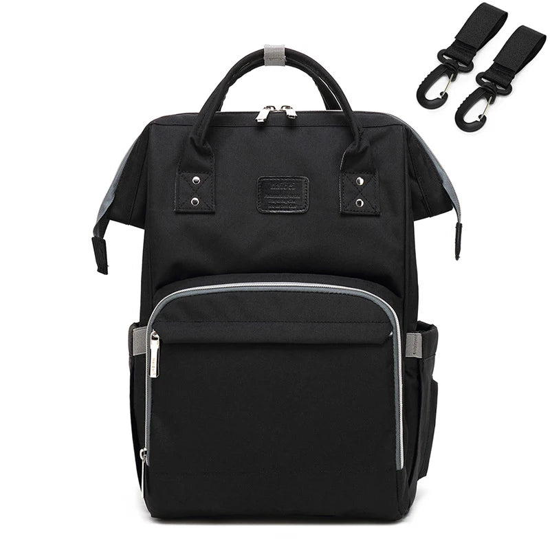Mauve Mist Diaper Backpack – Nappy Bag with Changing Pad & Stroller Straps