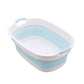 Baby Shower Folding Bathtub Foldable Bath Tub Newborn Baby Accessories Large-Capacity 0-6 Years Children Bathroom Laundry Basket