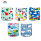 5pcs Babyland Washable Diapers – Eco-Friendly Pocket Nappies (3–15kg)