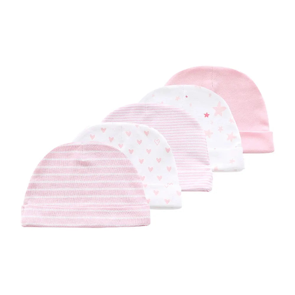 Toddler Baby Hat and Gloves Cotton Accessory Set 0-6M