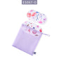 Elinfant 6pc Bamboo Breast Pad Nursing Pads For Mum Waterproof Washable Feeding Pad Bamboo Reusable Breast Pads with Laundry Bag