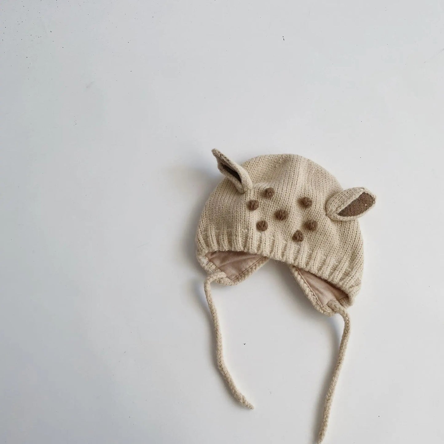 Baby Deer Antler Knit Hat