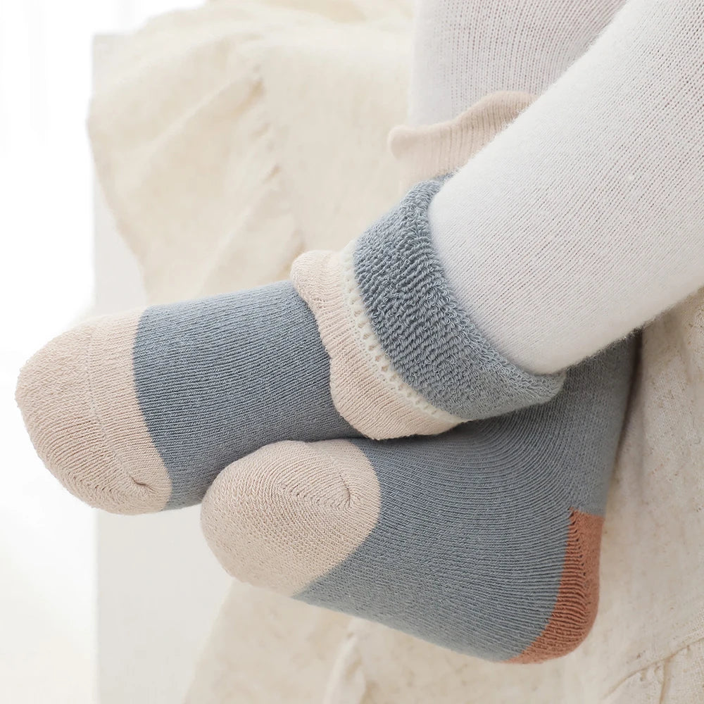 Warm Knee-High Baby Socks