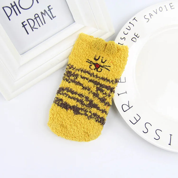 Cozy Cartoon Baby Socks
