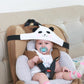 Infant Baby Car Seat Head Support Children Belt Head Fastening Belt Adjustable Sleep Positioner Cartoons Baby Safety Pillows