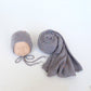 Color Dots Mohair Wrap Bonnet Set Baby Photo Prop