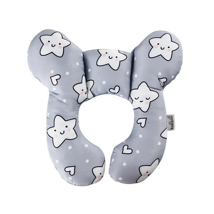Baby travel pillow, child head and neck support pillow, suitable for strollers, car seats, travel