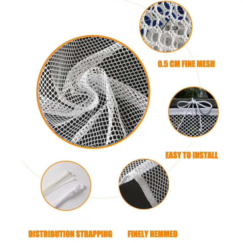 2 M 3 M Thickened Safety Rope Net Balcony Protective Net Fall Protection Kid Stairs Safety Net Baby Adjustable Stair Fence