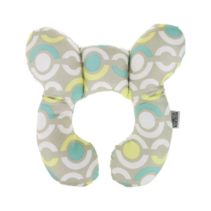 Baby travel pillow, child head and neck support pillow, suitable for strollers, car seats, travel