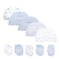 Unisex Cotton Newborn Baby Hat and Gloves Set 10Pieces