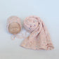 Newborn Knit Mohair Wrap and Bonnet Set Photography Prop