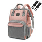 Mauve Mist Diaper Backpack – Nappy Bag with Changing Pad & Stroller Straps