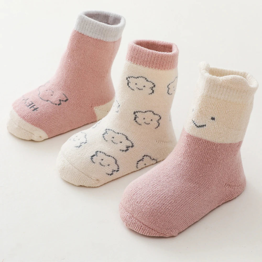 Warm Knee-High Baby Socks
