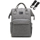 Mauve Mist Diaper Backpack – Nappy Bag with Changing Pad & Stroller Straps