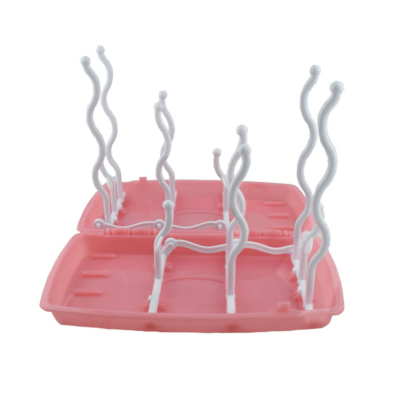 Baby feeding cup stand milk bottle drying rack nippler drainer pacifier holders hangers infant teats dryer escurridor biberones