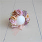 Knitted Flower Bonnet for Newborn Baby Photo Shoot Props