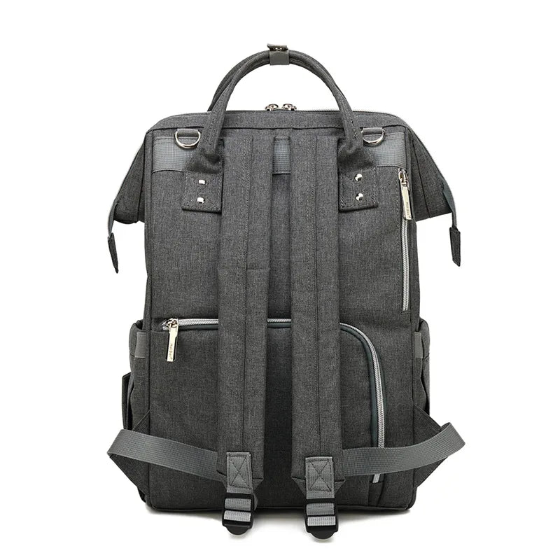 Mauve Mist Diaper Backpack – Nappy Bag with Changing Pad & Stroller Straps