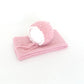 Color Dots Mohair Wrap Bonnet Set Baby Photo Prop