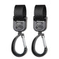 1Pair Baby Pram Hooks Rotate 360 Degree Cart Organizer Diaper Carriage Storage Bag Hanger Universal Outdoor Stroller Accessories