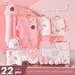 Newborn Baby Clothes Set – 22–24PCS 100% Cotton, 0–6M Unisex Four-Season Outfit