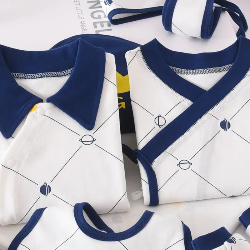 Ensemble nouveau-né 19/23/25 pièces – Vêtements unisexes en pur coton (0–12 mois)