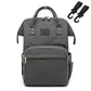 Mauve Mist Diaper Backpack – Nappy Bag with Changing Pad & Stroller Straps