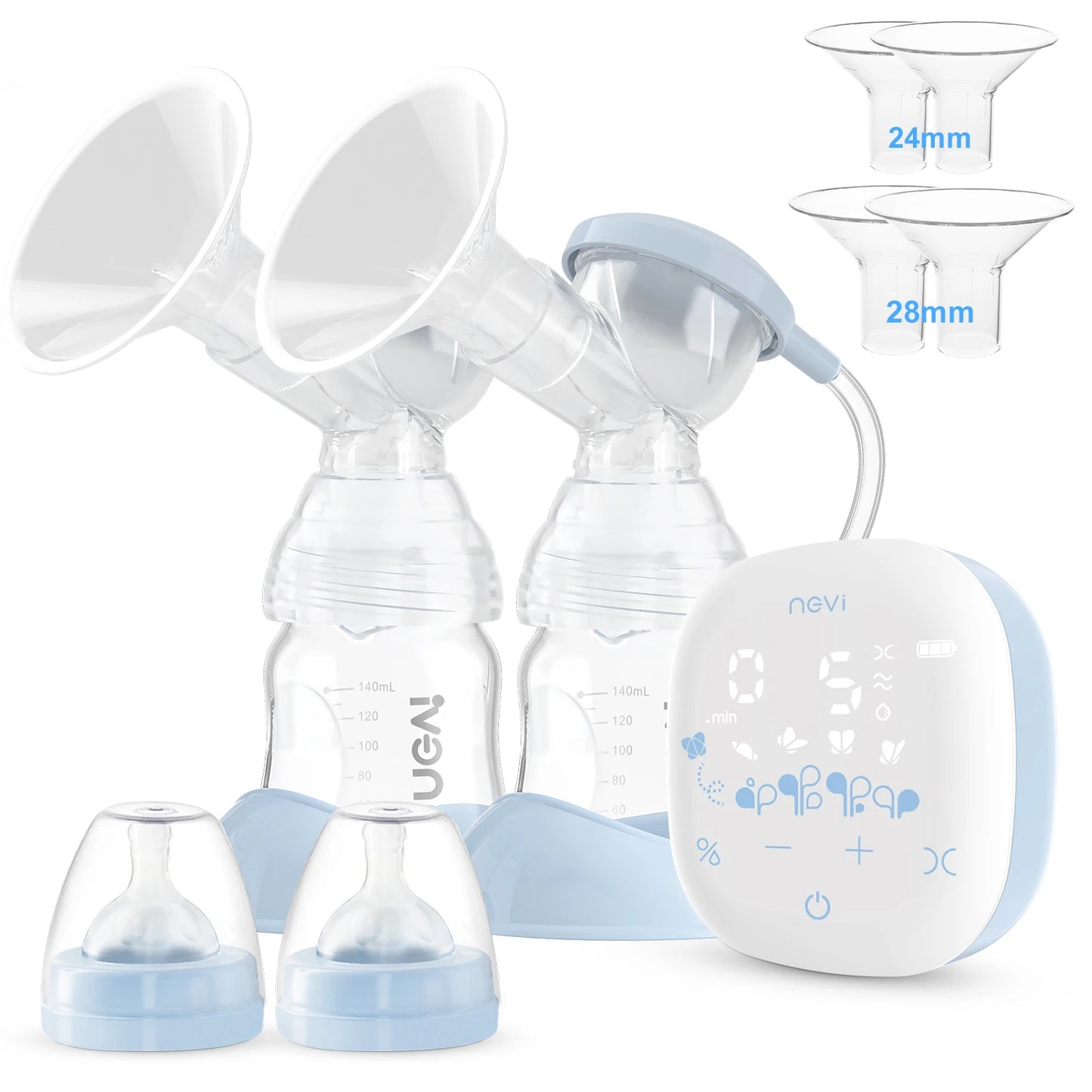 NCVI Electric Double Breast Pumps, Nursing Hospital Grade Breastfeeding Pump