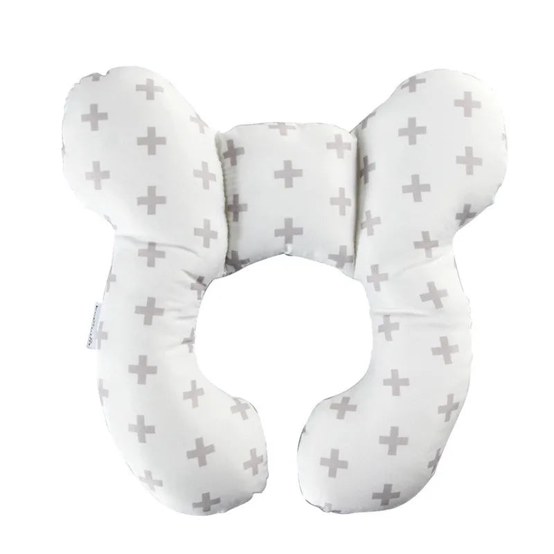 Baby travel pillow, child head and neck support pillow, suitable for strollers, car seats, travel