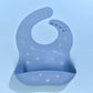 Baby Silicone Bibs Infant Toddler Feeding Saliva Towel Cartoon Adjustable Children Apron with Pocket Baby Waterproof Things