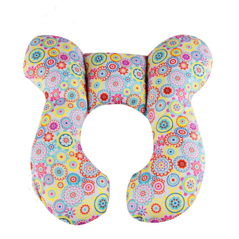 Baby travel pillow, child head and neck support pillow, suitable for strollers, car seats, travel