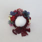 Cute Pink Sunflower Garden Knit Bonnet Baby Girl Photo Prop
