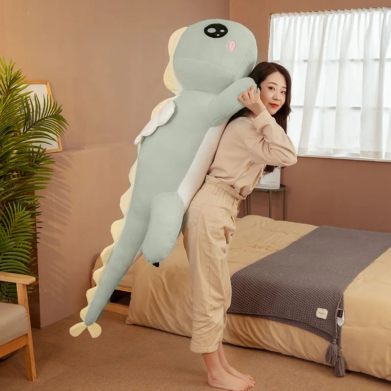 Big Dinosaur Plush Toy – Soft Stuffed Pillow for Kids