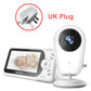 Babyphone portable avec vidéo, audio et vision nocturne