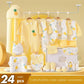 Newborn Baby Clothes Set – 22–24PCS 100% Cotton, 0–6M Unisex Four-Season Outfit