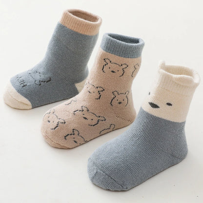 Warm Knee-High Baby Socks
