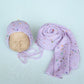 Newborn Knit Mohair Wrap and Bonnet Set Photography Prop