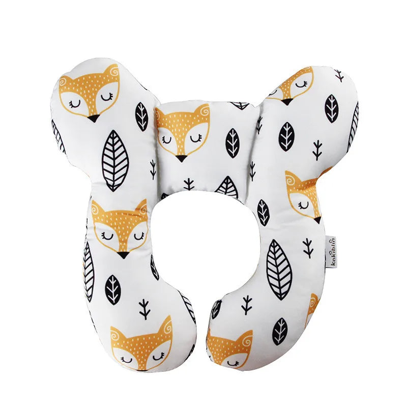 Baby travel pillow, child head and neck support pillow, suitable for strollers, car seats, travel