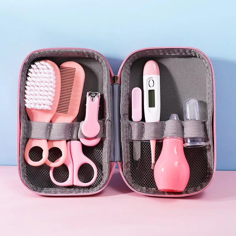13/8/4pieces of baby care kit, newborn beauty and nail kit, baby medical care, nail clippers, hair brush tools