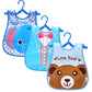 3 PCS/Lot Waterproof Baby Bibs for Infant Toddler Boys Girls Sleeveless Feeding Apron Cartoon Animals Child Kids Bib