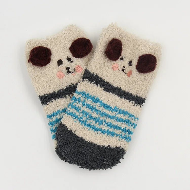 Cozy Cartoon Baby Socks