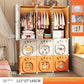 Home Bedroom Furniture Folding Wardrobe Clothes Cabinets Simple Dressers Cube Storage Locker Baby Closet Plastic Collapsible