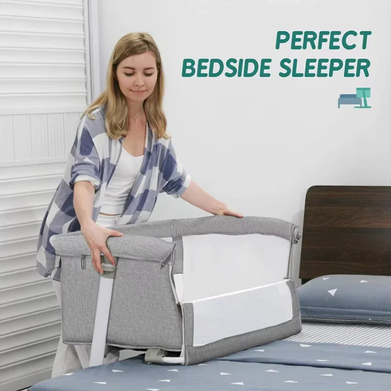 USA European Hottest Baby Bassinet Wholesale Baby Cot Bed Stock Customized Baby Crib Bed