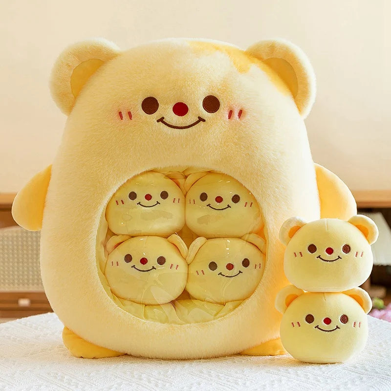 Cute Animal Plush Bag – Mini Stuffed Dolls