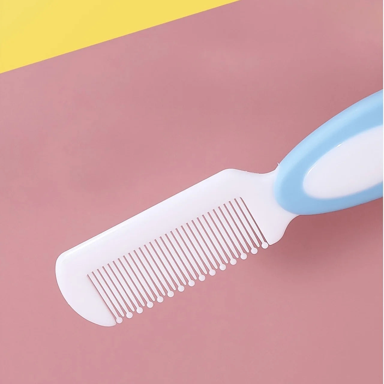 2pcs/Set Baby Hair Brush and Comb Set for Cradle Cap Treatment | Soft Bristle Baby Brush, Baby Comb, Massage Baby Care Set