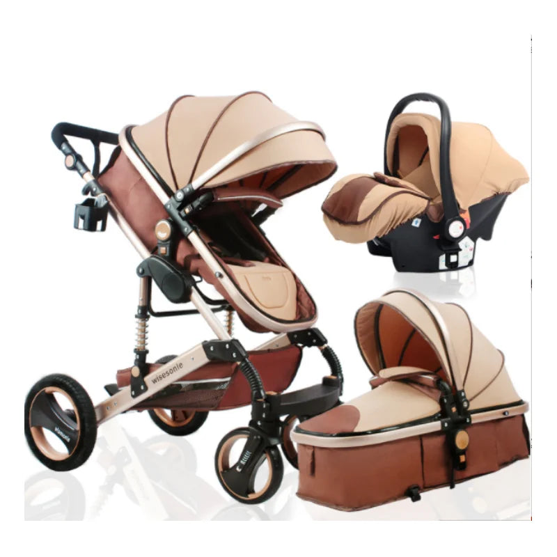 Hot 2025 Baby Stroller – Foldable, High View & Travel