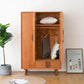 Modern Kids Wooden Wardrobe Organizer - Space-Saving Closet for Children's Clothes and Bedroom Storage Furniture