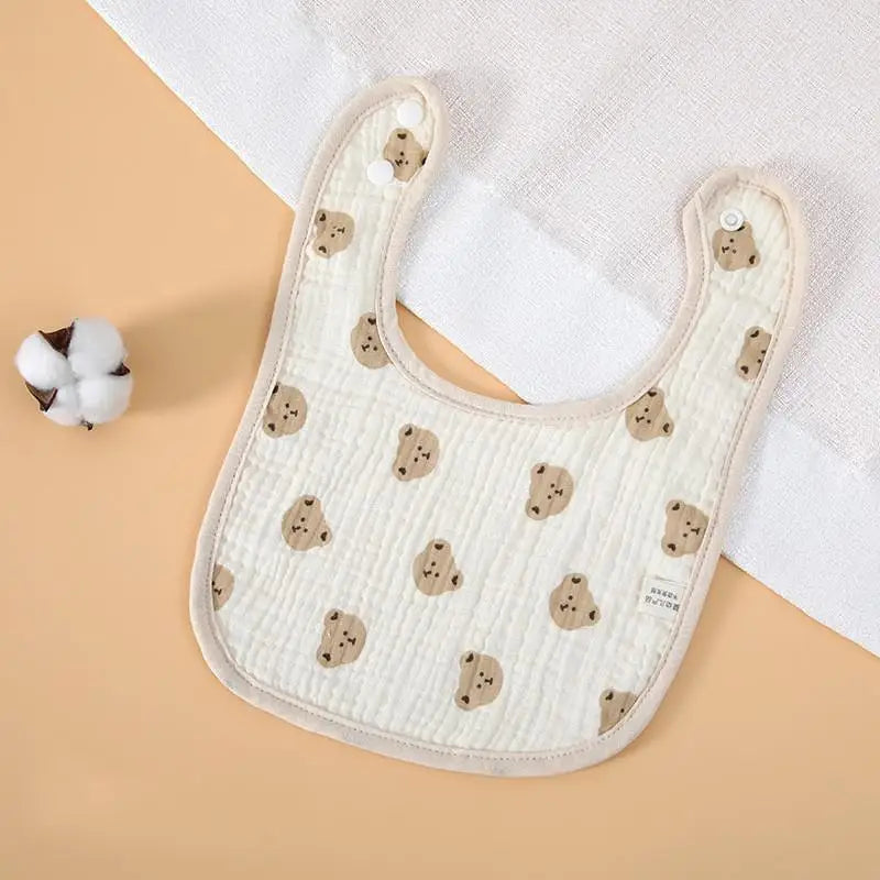 Newborn Bibs Baby Infant Bib Cotton Burp Cloths Bandana Toddler Kids Boy Girls Feeding Saliva Towel Baby Stuff New Arrivals